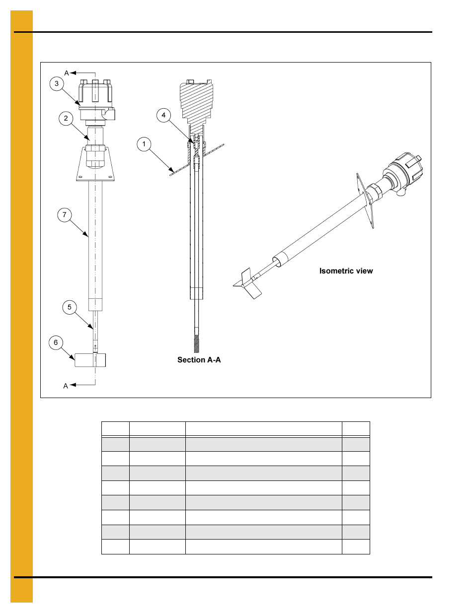 Parts list | Grain Systems PNEG-1649 User Manual | Page 34 / 50