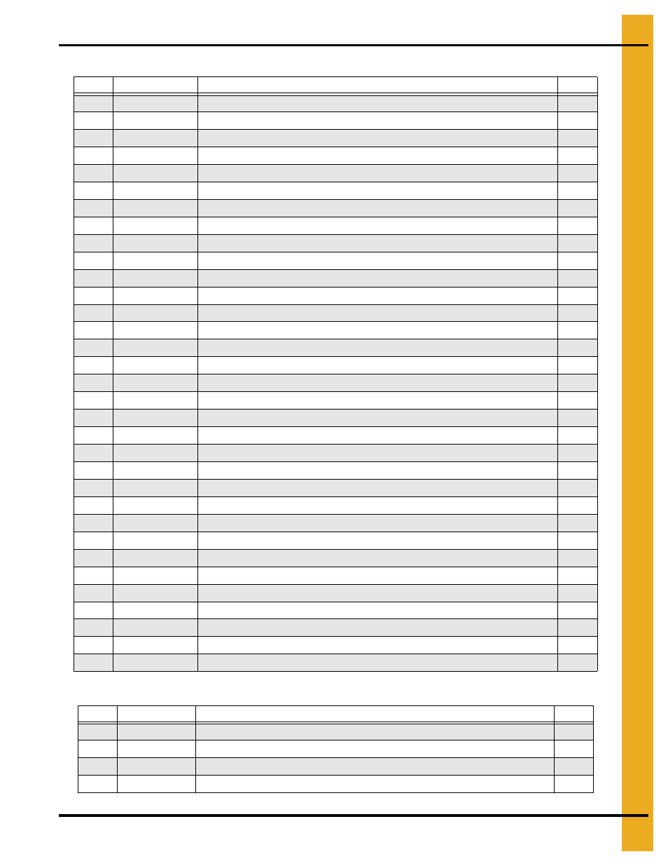 Parts list | Grain Systems PNEG-1649 User Manual | Page 41 / 50