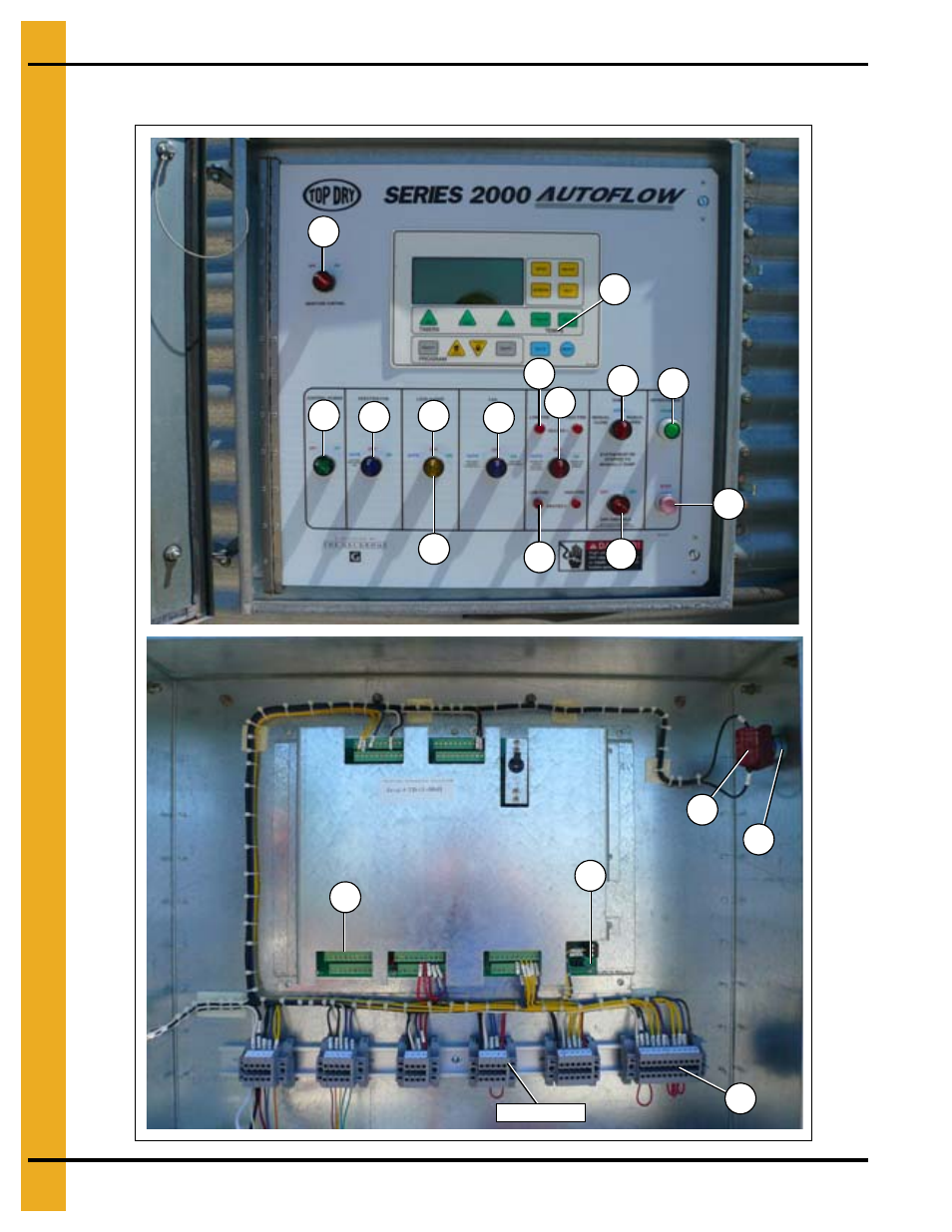 Control box parts, Parts list | Grain Systems PNEG-1649 User Manual | Page 42 / 50
