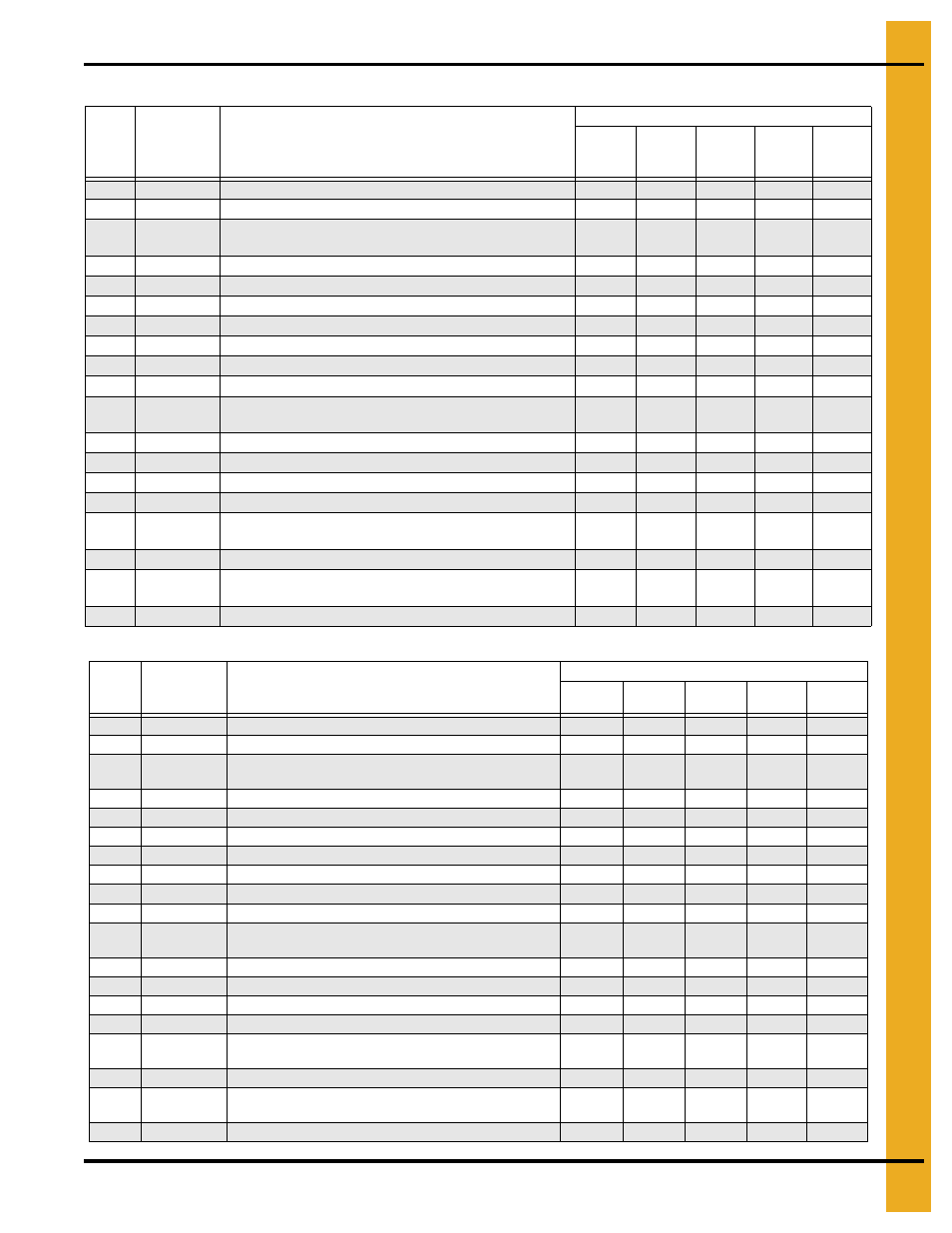 Parts list | Grain Systems PNEG-1649 User Manual | Page 45 / 50