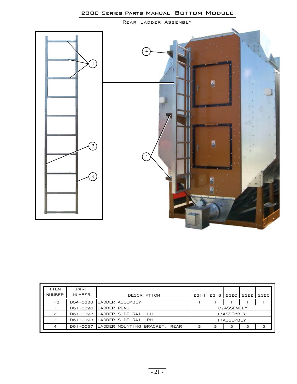 Bottom module | Grain Systems PNEG-1376 User Manual | Page 21 / 88
