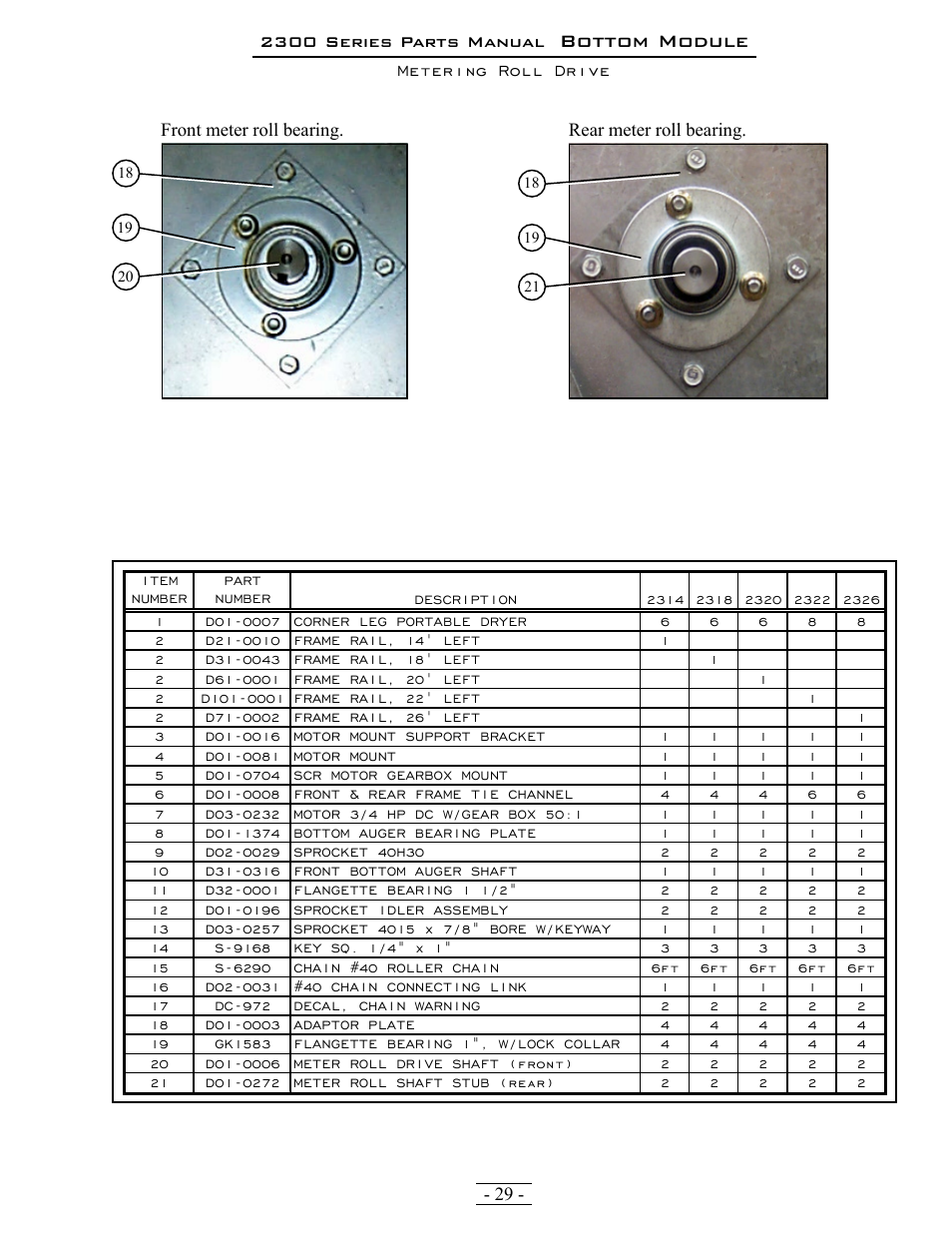 Bottom module | Grain Systems PNEG-1376 User Manual | Page 29 / 88