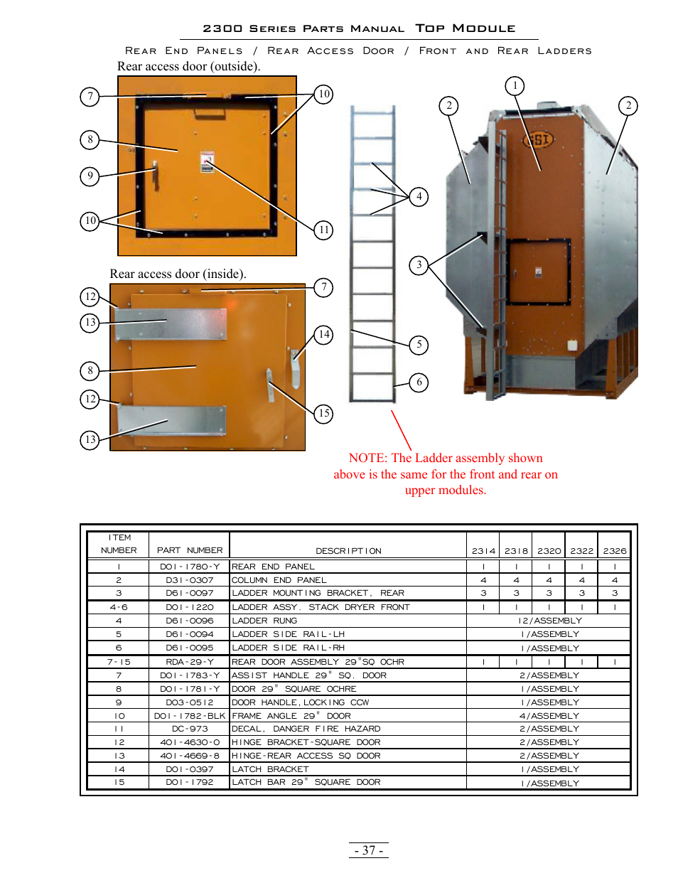 Top module | Grain Systems PNEG-1376 User Manual | Page 37 / 88