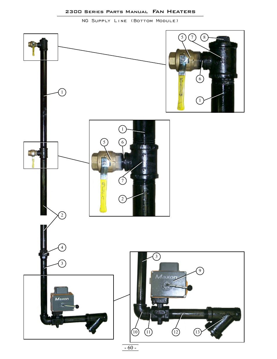 Fan heaters | Grain Systems PNEG-1376 User Manual | Page 60 / 88