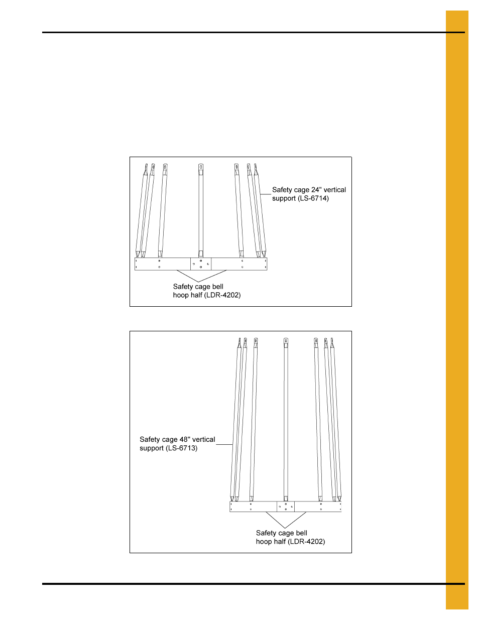 24"-48" safety cage bell sections, And 79 | Grain Systems Bin Accessories PNEG-1451 User Manual | Page 79 / 102