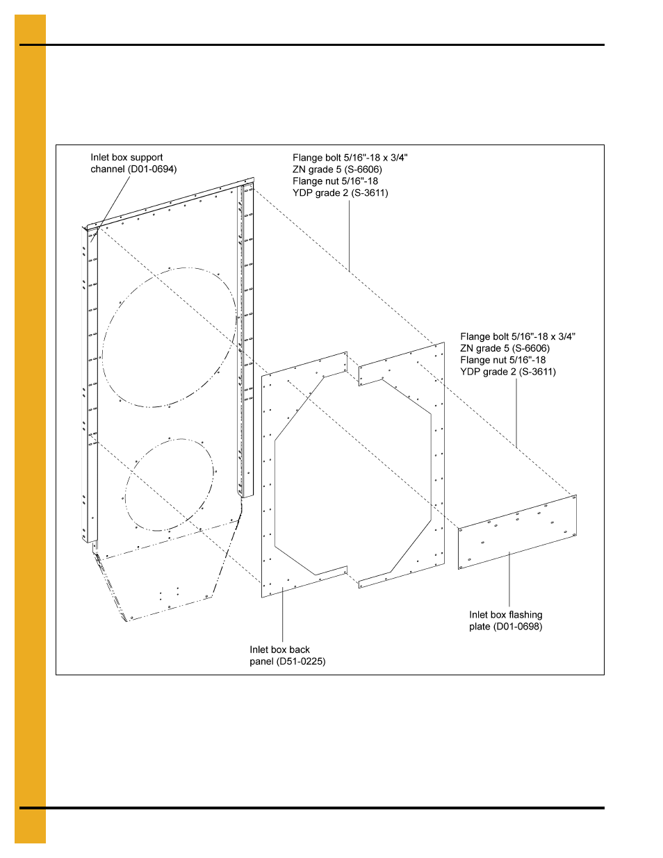 Inlet box assembly instructions (continued) | Grain Systems PNEG-361 User Manual | Page 12 / 46