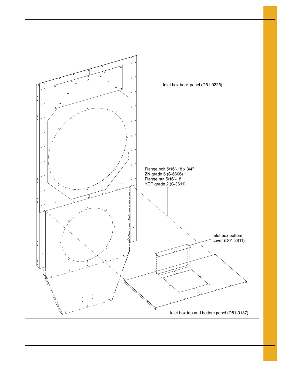 Inlet box assembly instructions (continued) | Grain Systems PNEG-361 User Manual | Page 13 / 46