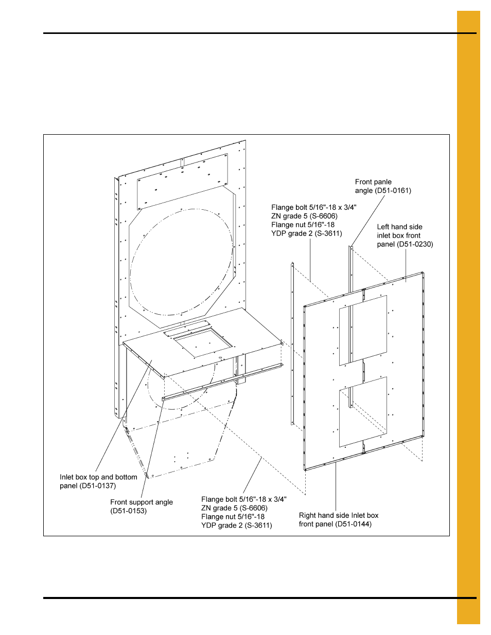 Inlet box assembly instructions (continued) | Grain Systems PNEG-361 User Manual | Page 15 / 46