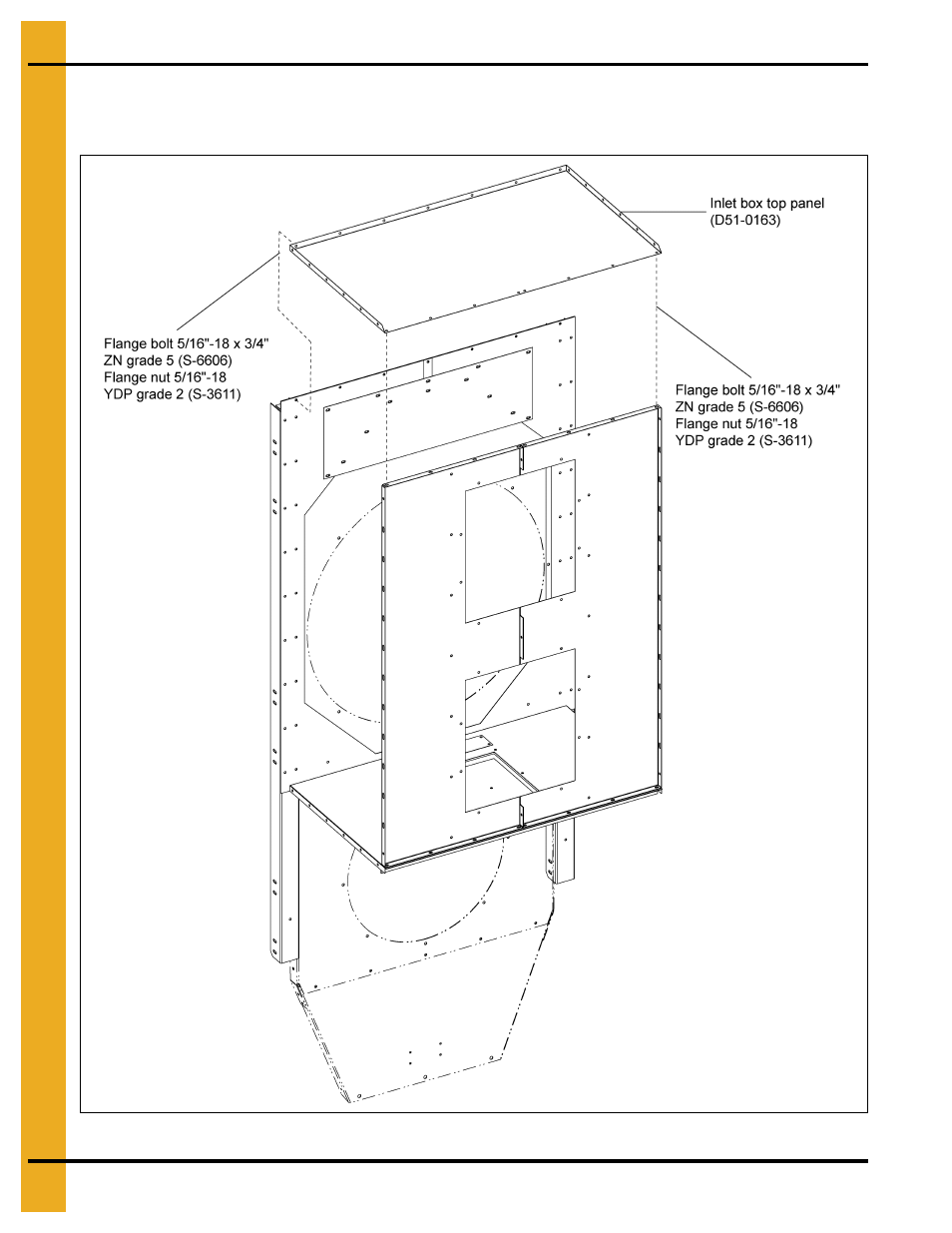 Inlet box assembly instructions (continued) | Grain Systems PNEG-361 User Manual | Page 16 / 46