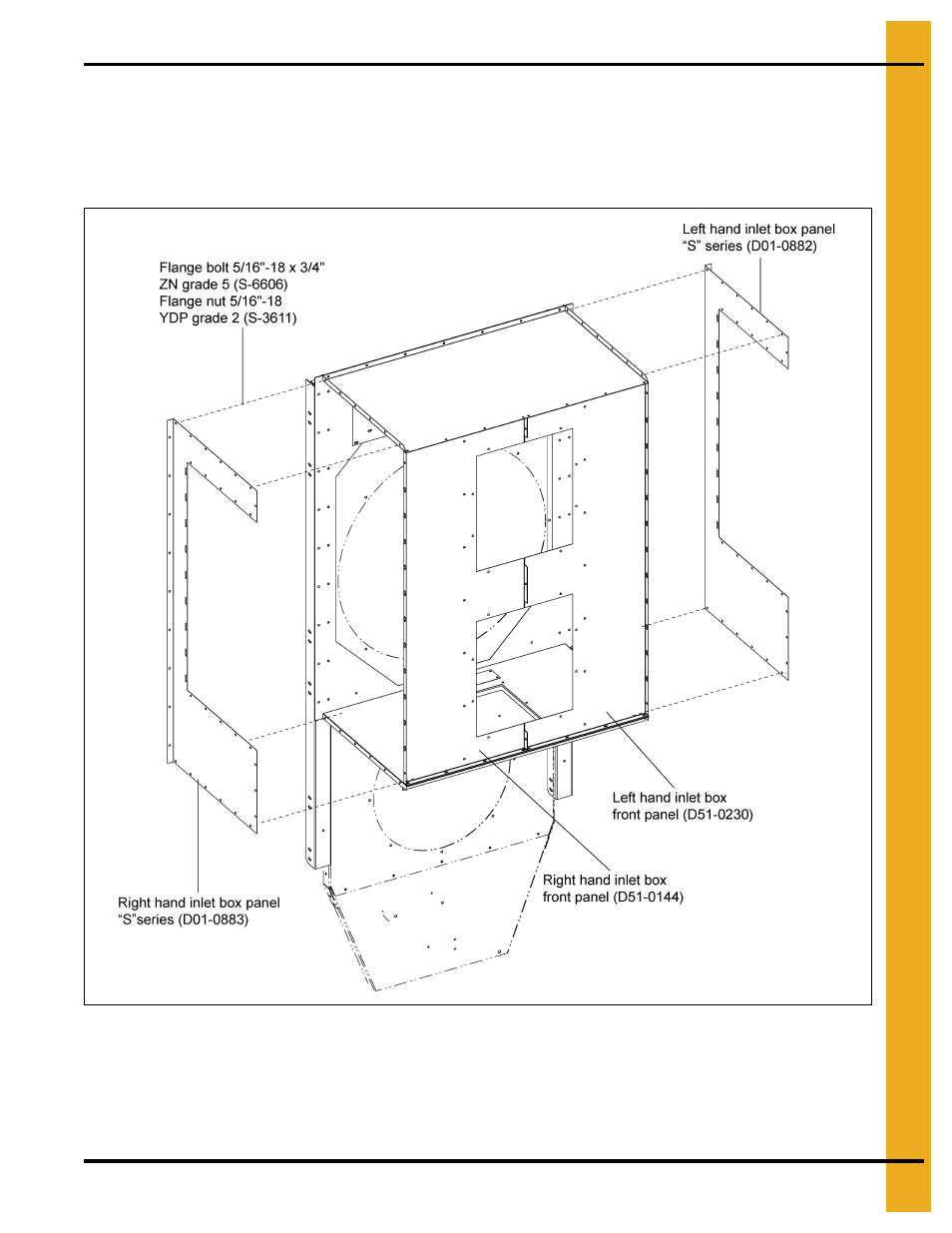 Inlet box assembly instructions (continued) | Grain Systems PNEG-361 User Manual | Page 17 / 46