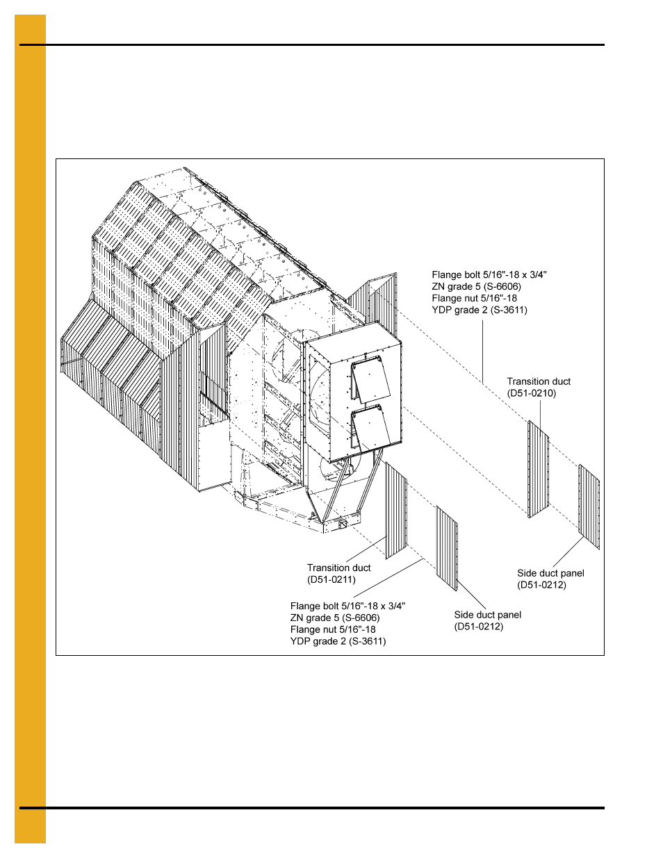Transition duct assembly instructions (continued) | Grain Systems PNEG-361 User Manual | Page 34 / 46