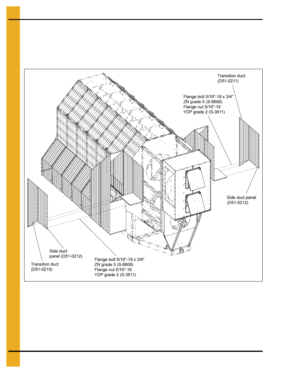 Transition duct assembly instructions (continued) | Grain Systems PNEG-361 User Manual | Page 36 / 46