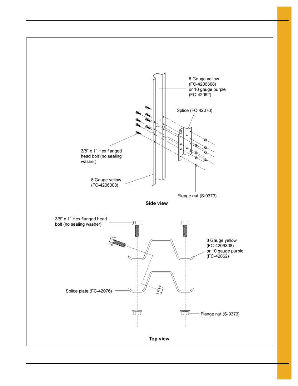 Stiffener splicing, Installation | Grain Systems Tanks PNEG-1095 User Manual | Page 53 / 76