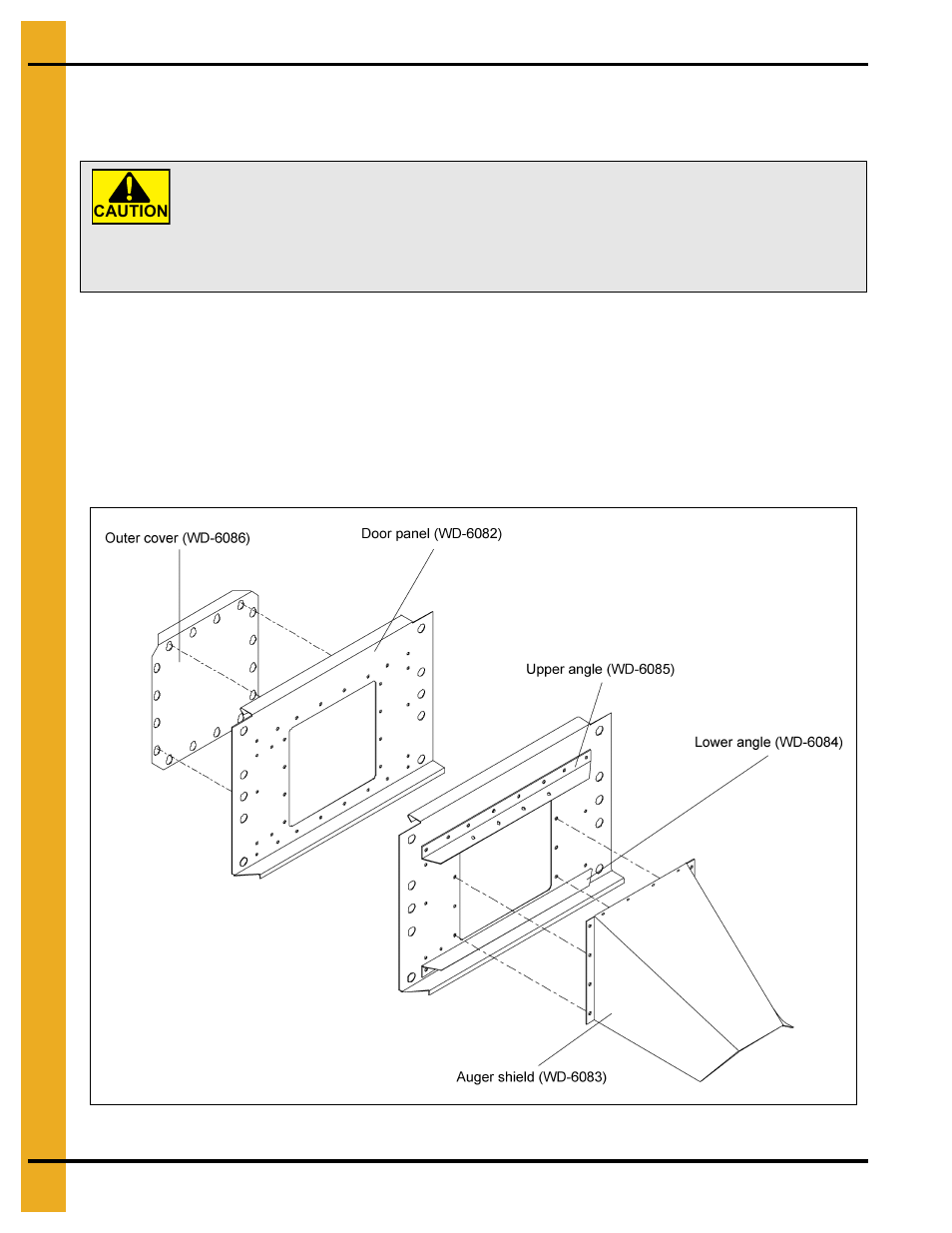 Options for 2 ring door, Inner door auger hood | Grain Systems Tanks PNEG-1095 User Manual | Page 60 / 76