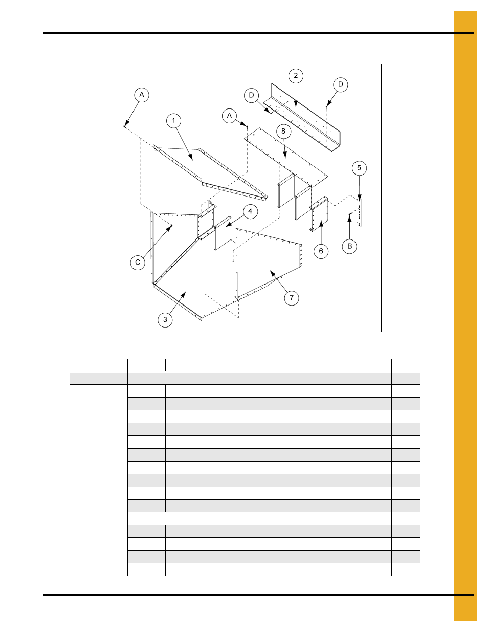Parts for transition installation (tr-7048), Installation | Grain Systems Tanks PNEG-1095 User Manual | Page 73 / 76