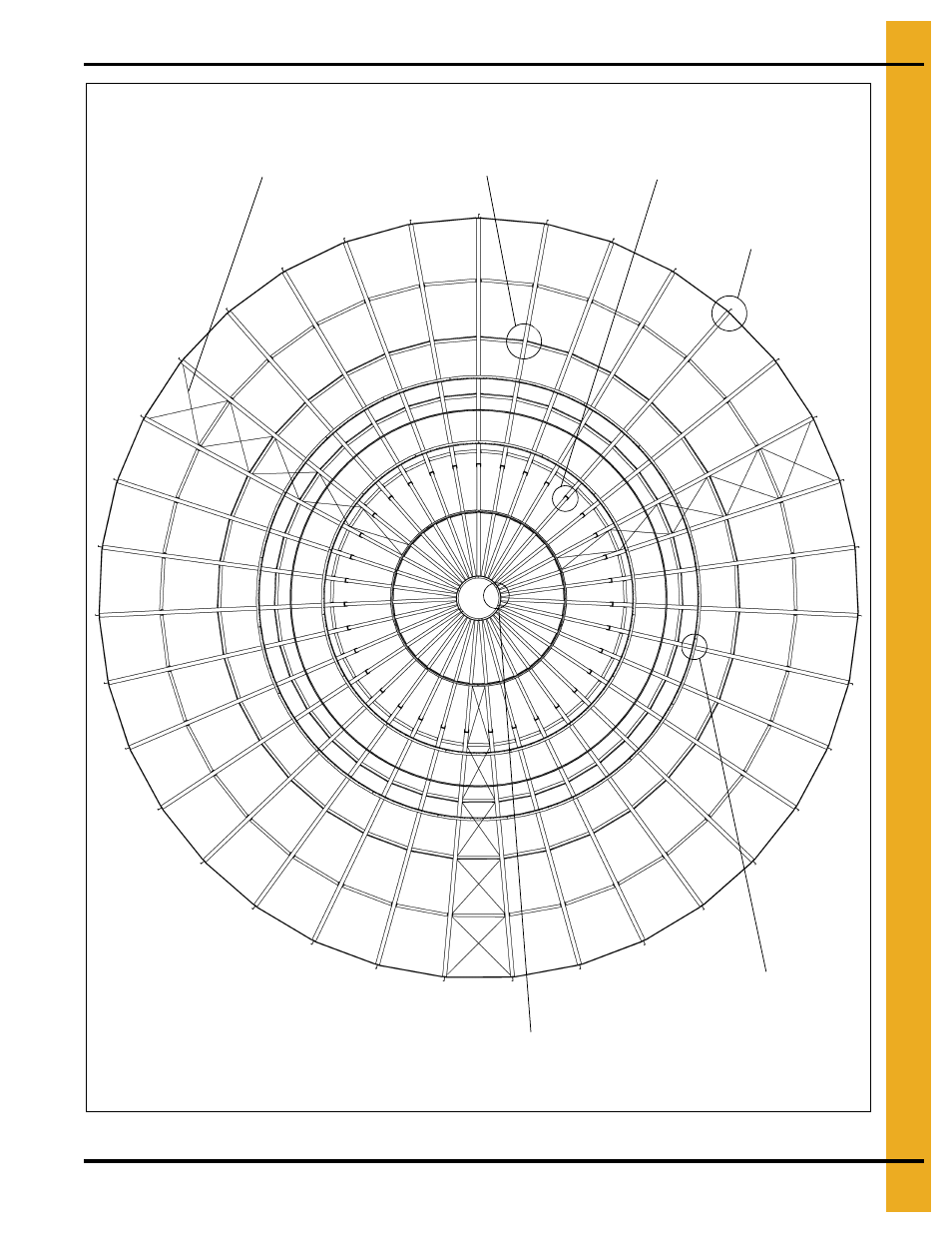 105' special high snow roof assembly instructions | Grain Systems Bin Accessories PNEG-1868 User Manual | Page 11 / 26