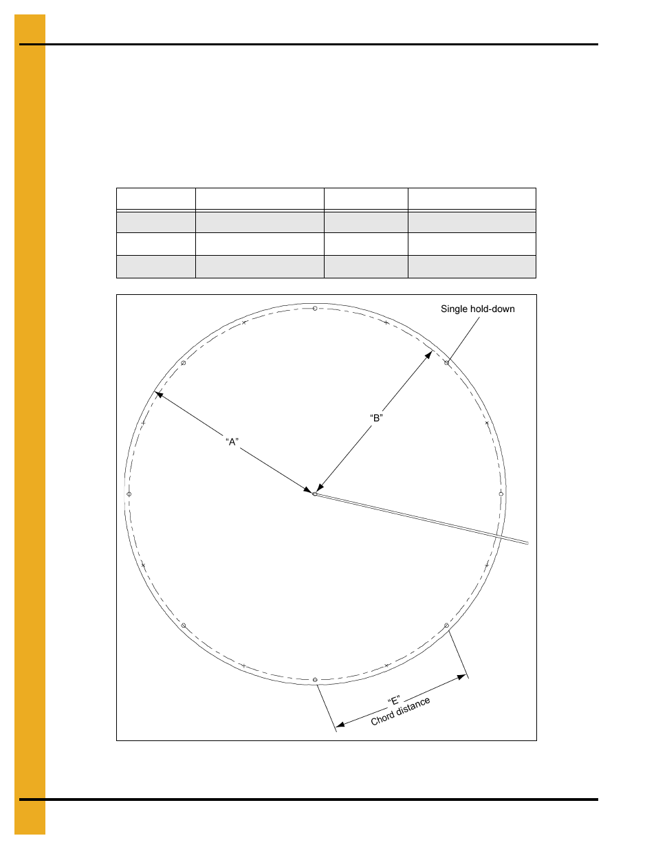 Anchor bolt placement, Foundation requirements | Grain Systems PNEG-1276 User Manual | Page 14 / 78