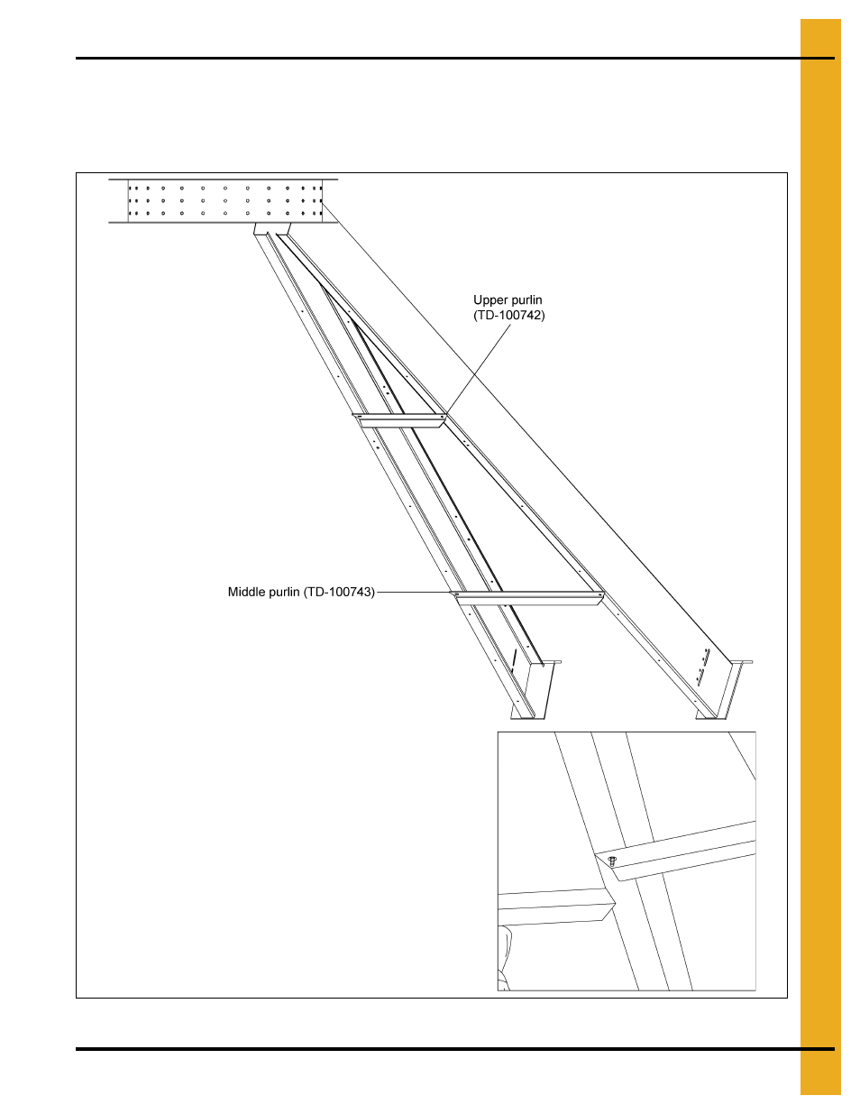 36' intermediate purlin | Grain Systems PNEG-1276 User Manual | Page 39 / 78