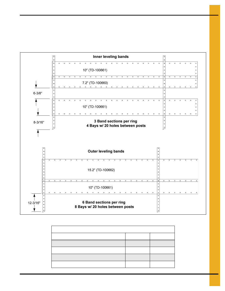 24' leveling band location, Installation | Grain Systems PNEG-1276 User Manual | Page 47 / 78
