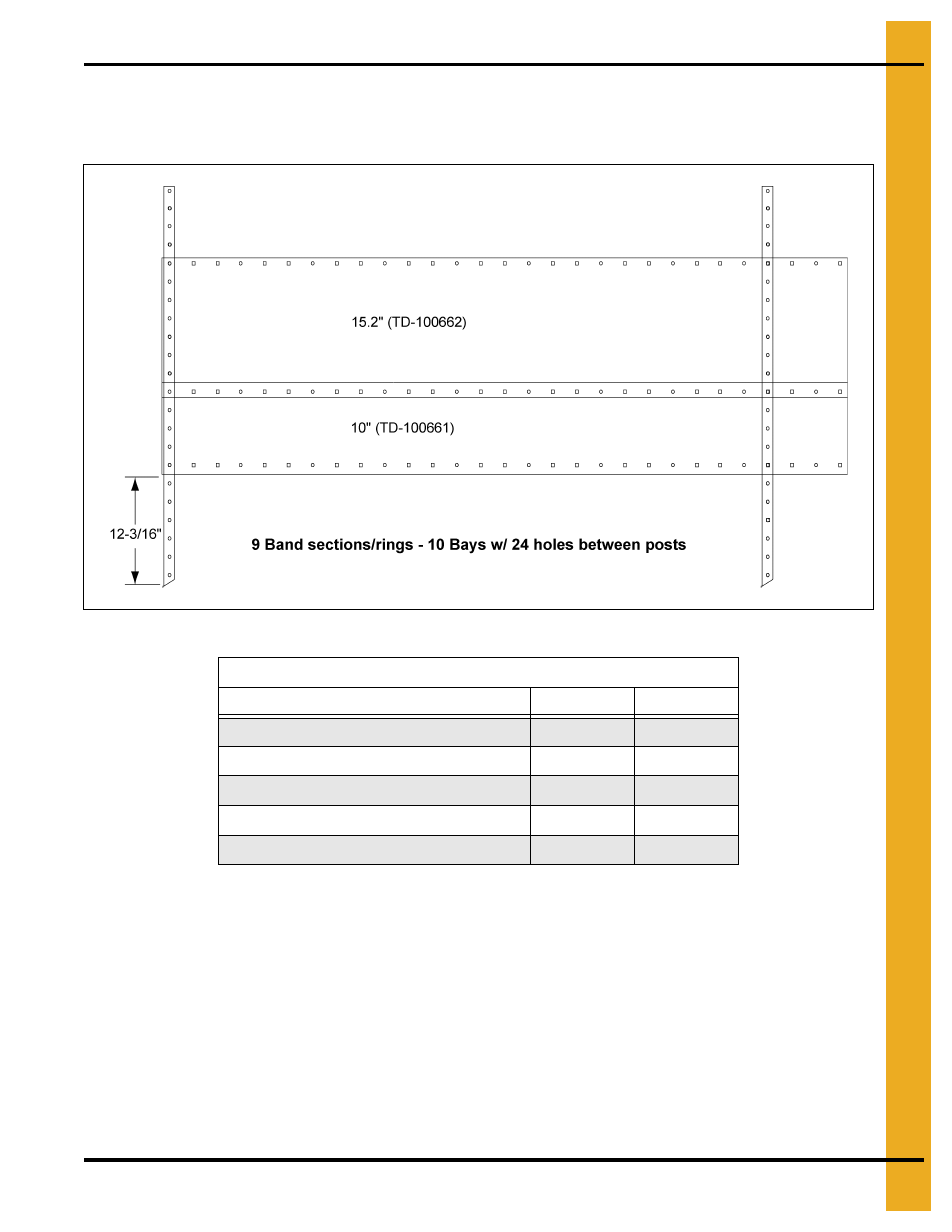 30' leveling band locations (continued), Outer leveling bands, Installation | Grain Systems PNEG-1276 User Manual | Page 49 / 78