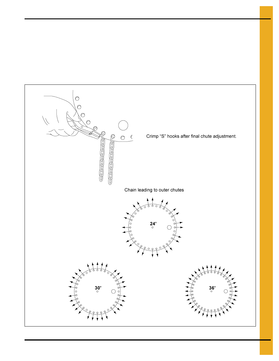 Dump chute chain assembly | Grain Systems PNEG-1276 User Manual | Page 53 / 78