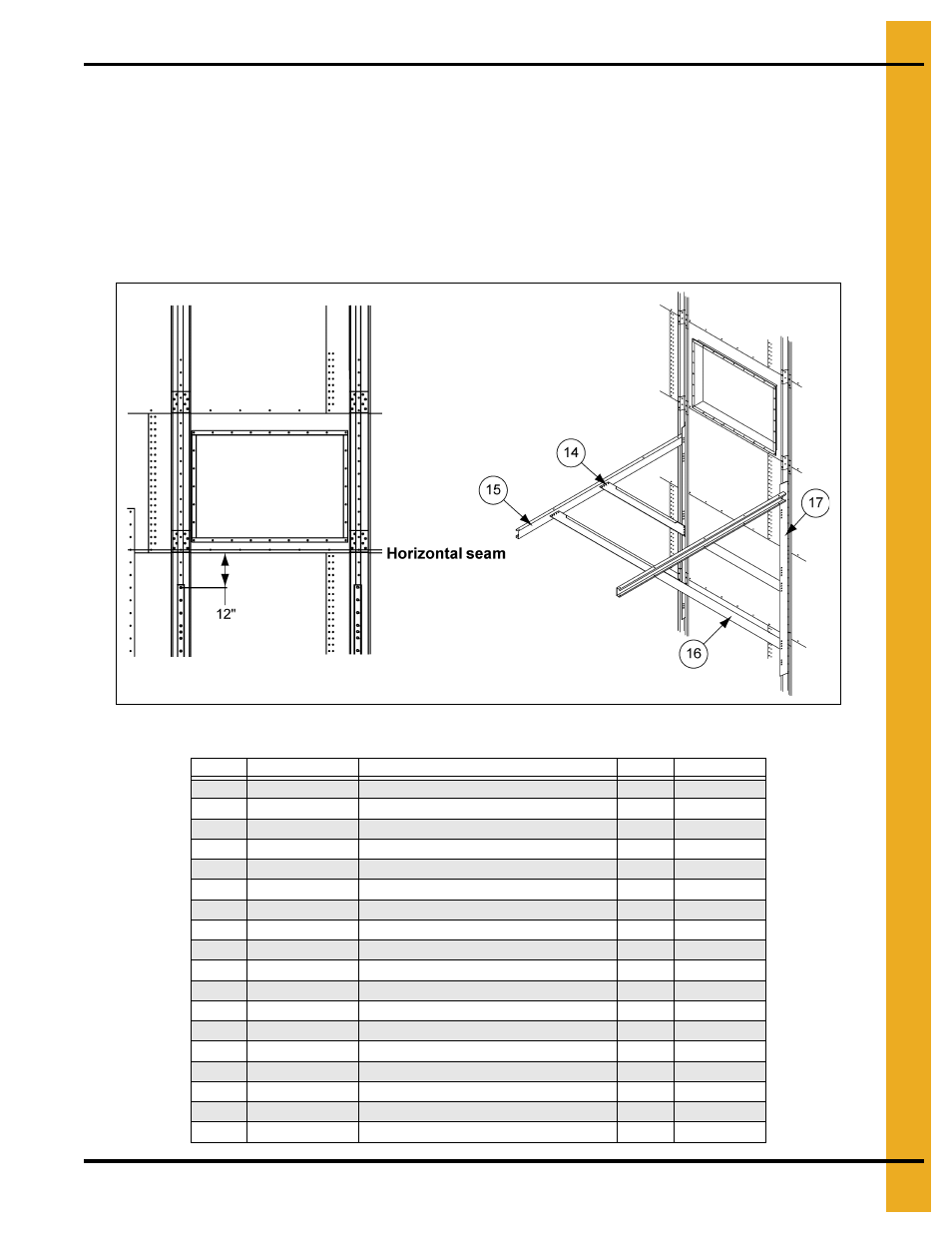 Large platform assembly, For 42" fan, Assembly | Grain Systems PNEG-1276 User Manual | Page 65 / 78