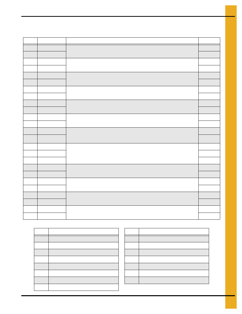 And 109.), Parts list | Grain Systems Tanks PNEG-1461 User Manual | Page 109 / 124