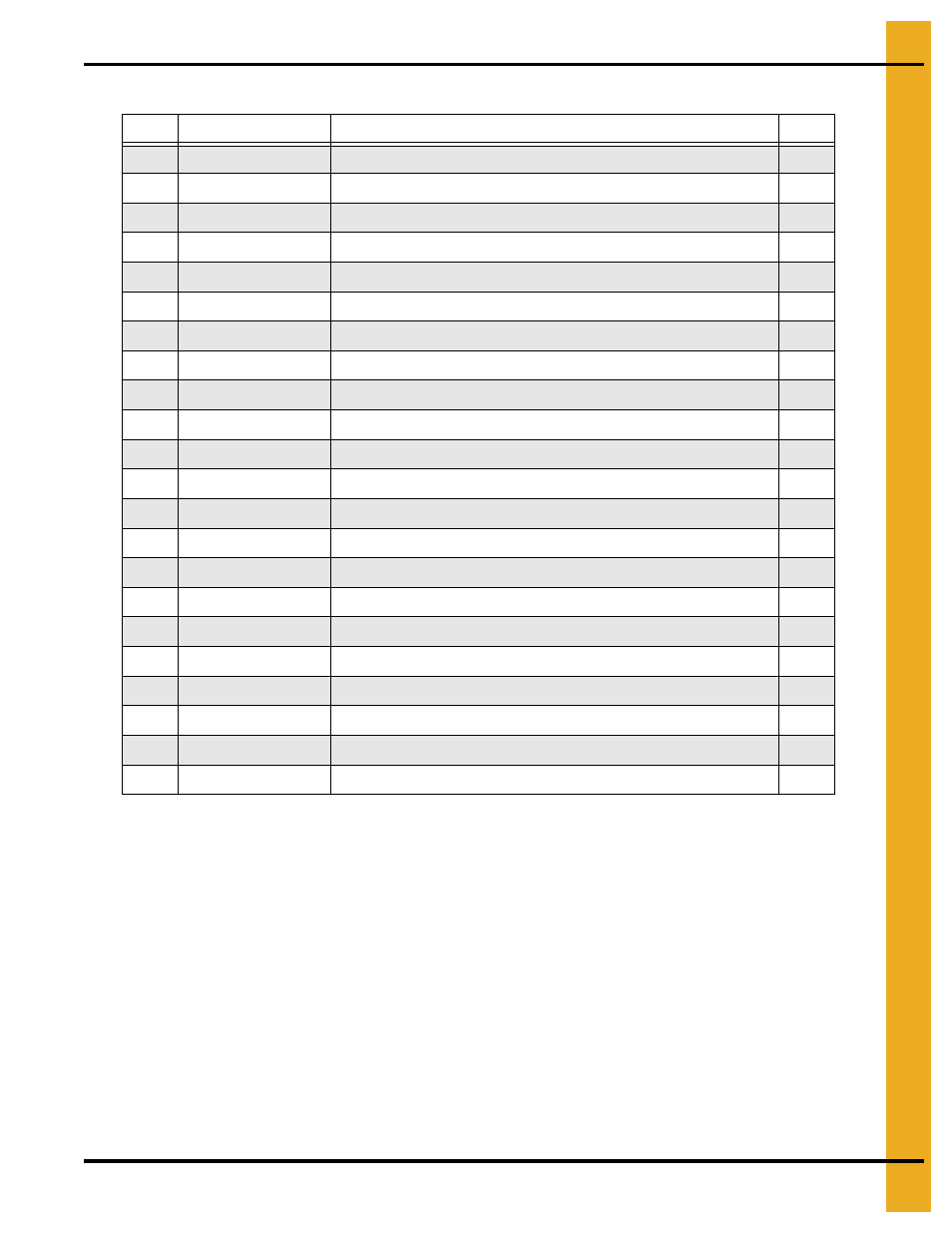 And 115.), Parts list | Grain Systems Tanks PNEG-1461 User Manual | Page 115 / 124