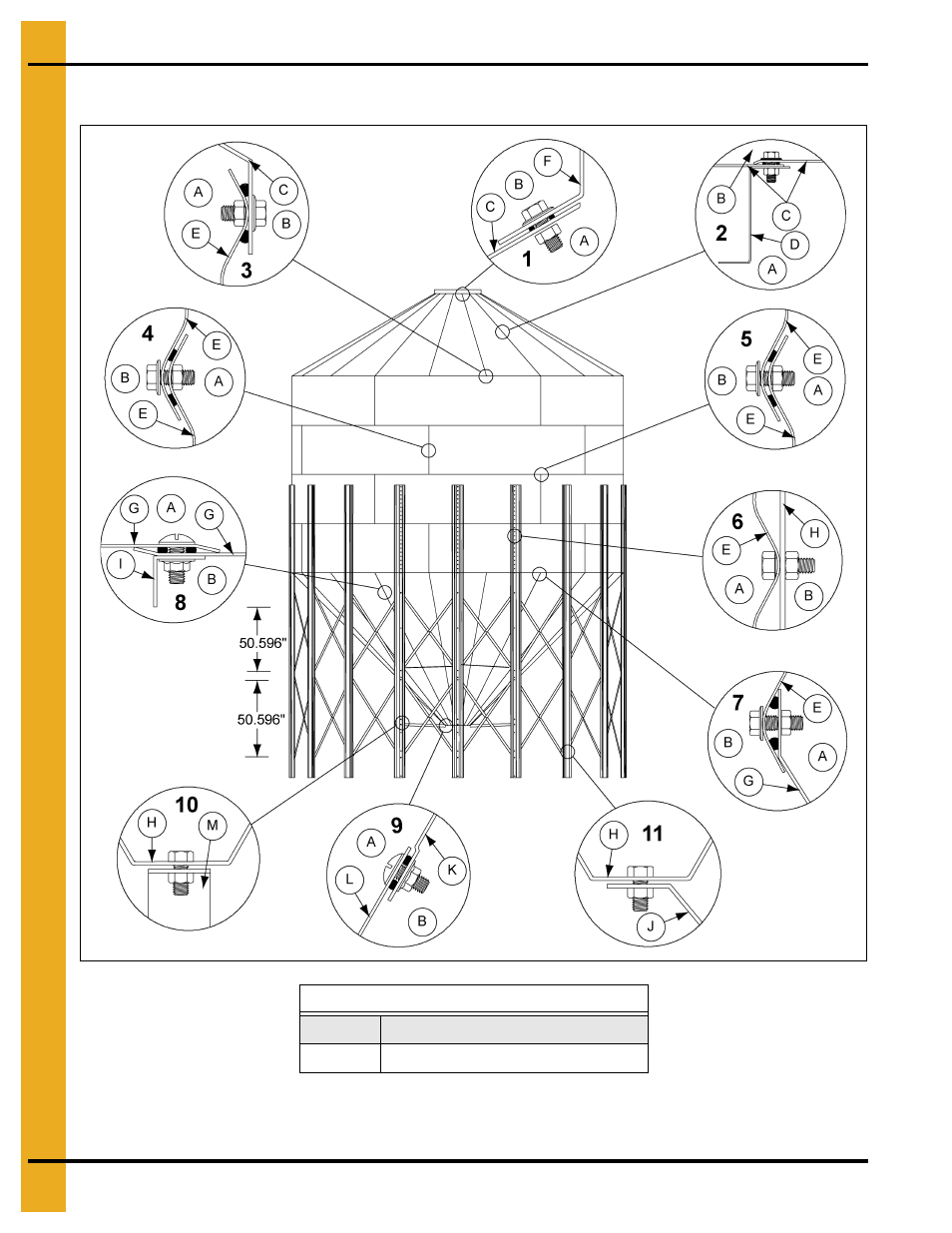 Parts list | Grain Systems Tanks PNEG-1461 User Manual | Page 116 / 124