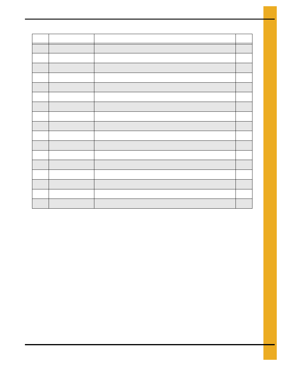 And 119.), Parts list | Grain Systems Tanks PNEG-1461 User Manual | Page 119 / 124