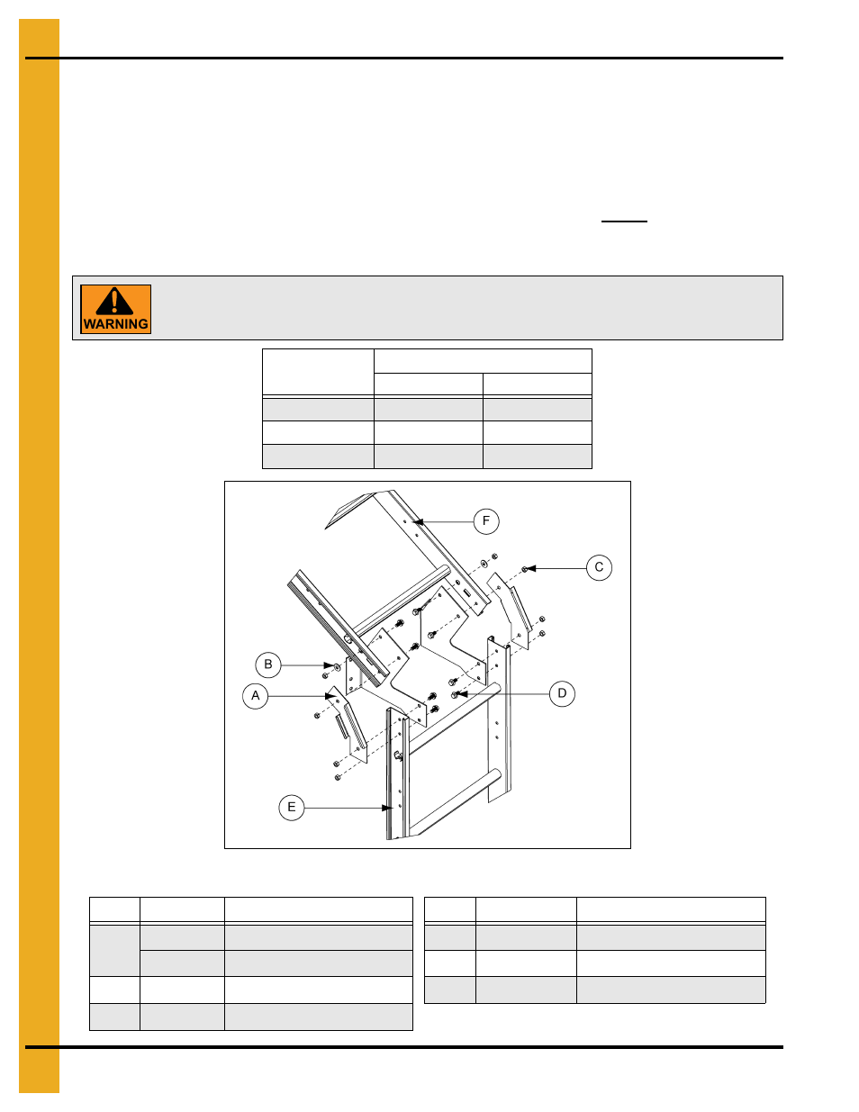 Sidewall and roof ladder installation, Optional bft ladder assembly | Grain Systems Tanks PNEG-1461 User Manual | Page 42 / 124