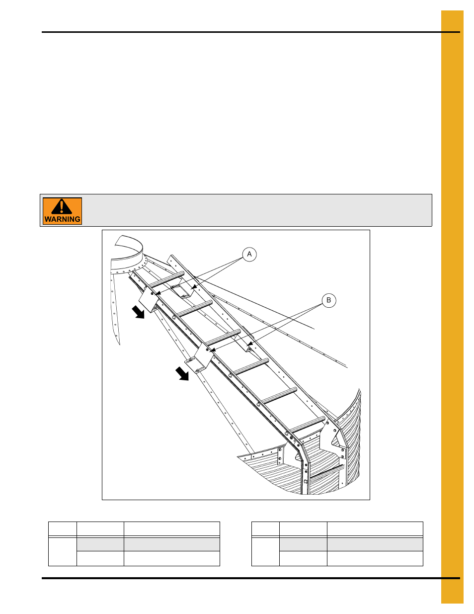 Roof ladder support bracket installation, Optional bft ladder assembly | Grain Systems Tanks PNEG-1461 User Manual | Page 43 / 124