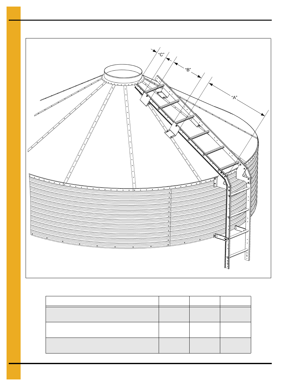 Optional bft ladder assembly | Grain Systems Tanks PNEG-1461 User Manual | Page 48 / 124