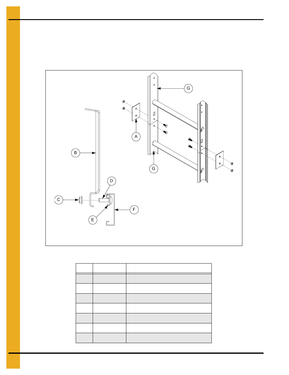 Ladder section assembly, Optional bft ladder assembly | Grain Systems Tanks PNEG-1461 User Manual | Page 50 / 124