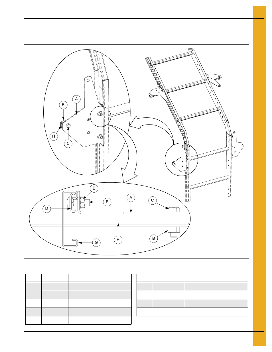 Bolt, Ladder handrails | Grain Systems Tanks PNEG-1461 User Manual | Page 55 / 124