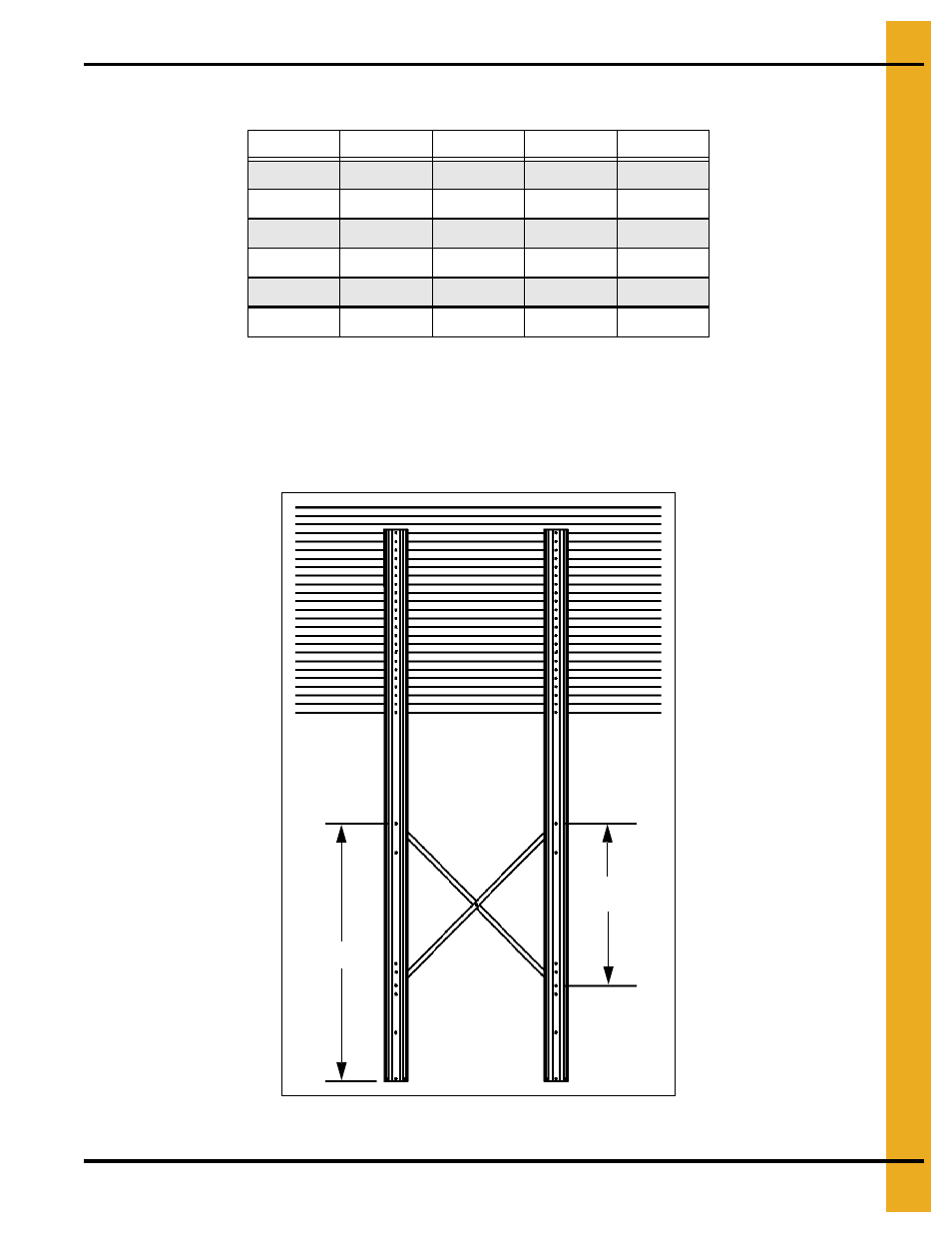 12'-21' leg bracing, Legs and leg bracing | Grain Systems Tanks PNEG-1461 User Manual | Page 85 / 124