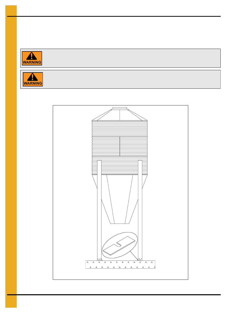 Raising bin, Chapter 14 raising bin, Raising bin to set on foundation | Standard hopper bin anchoring | Grain Systems Tanks PNEG-1461 User Manual | Page 92 / 124