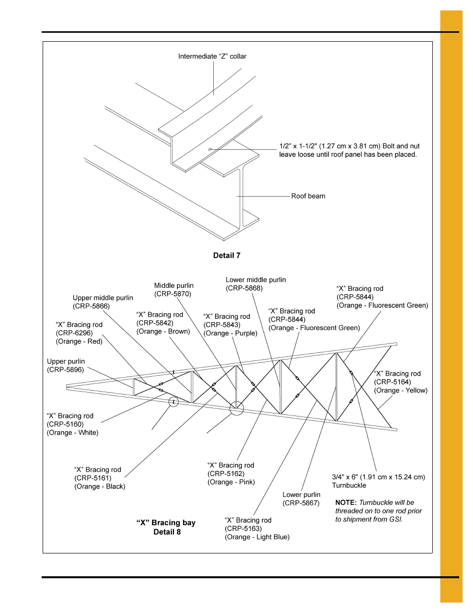 105' roof assembly instructions | Grain Systems Bin Accessories PNEG-1852 User Manual | Page 17 / 26