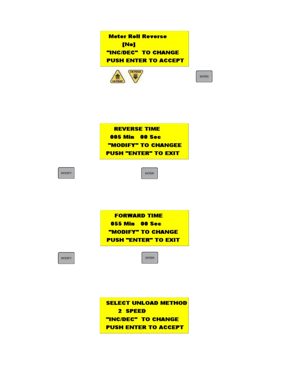 Reverse time, Forward time | Grain Systems PNEG-950 User Manual | Page 71 / 96