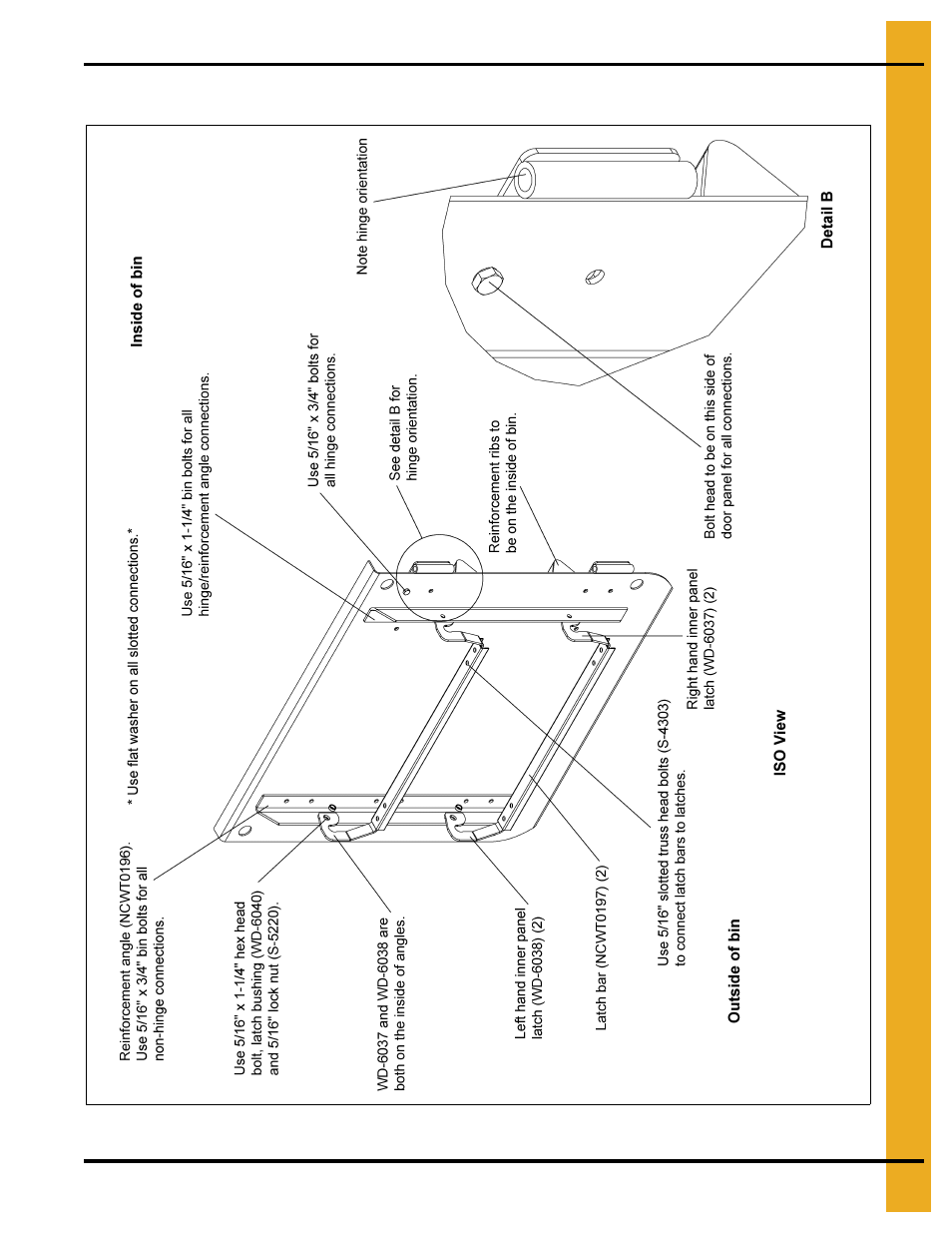 Bottom inner panel assembly, Figure 4d on, See pag | Grain Systems Bin Accessories PNEG-1740 User Manual | Page 17 / 22