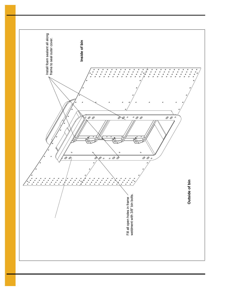 Outer cover installation, Shown in, Nd 20 | Door assembly | Grain Systems Bin Accessories PNEG-1740 User Manual | Page 20 / 22