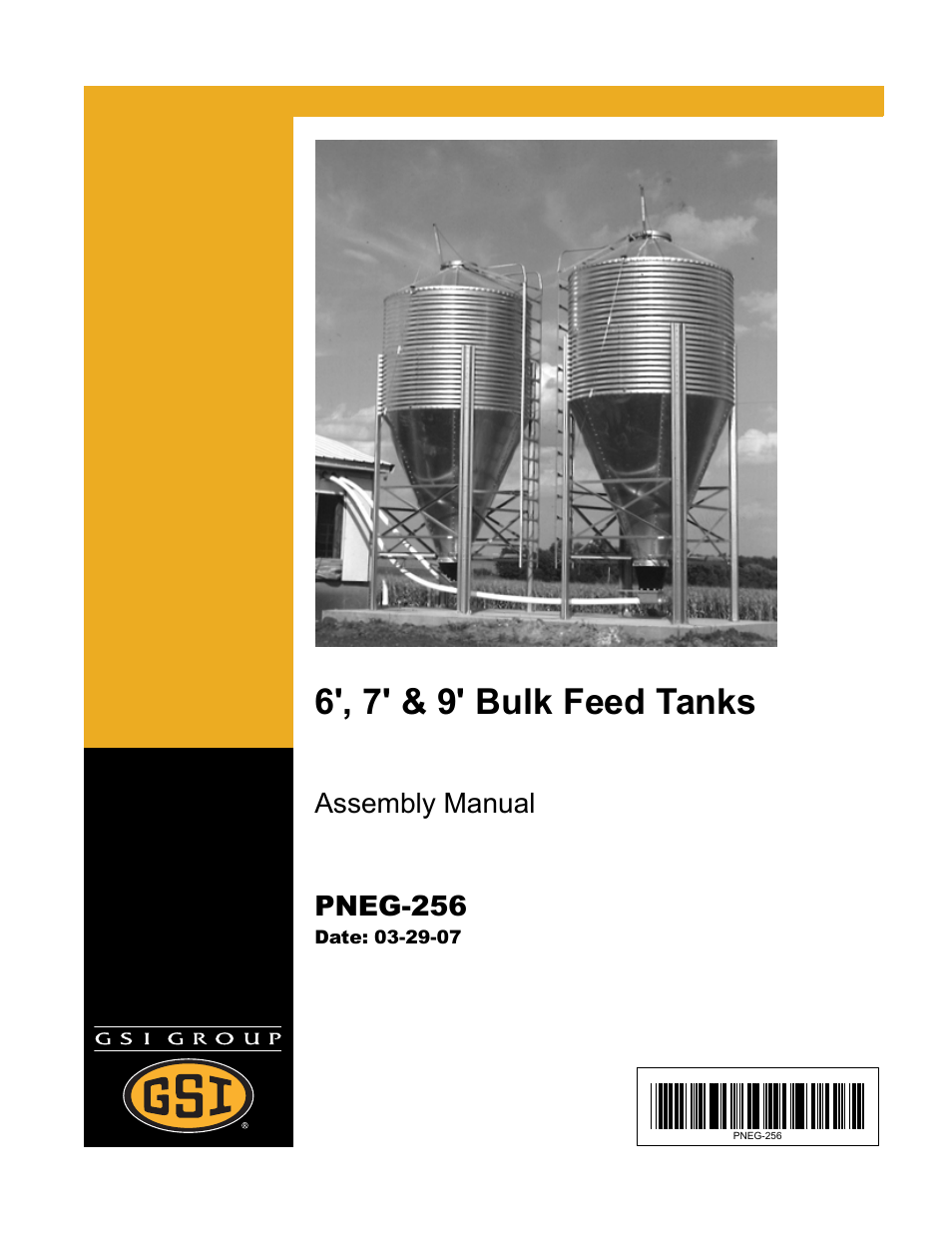 Grain Systems Tanks PNEG-256 User Manual | 84 pages