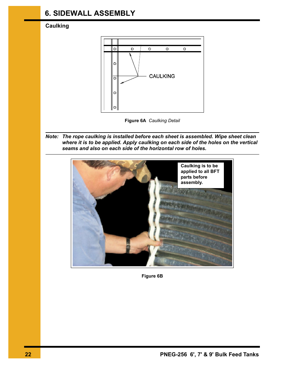 Sidewall assembly | Grain Systems Tanks PNEG-256 User Manual | Page 22 / 84