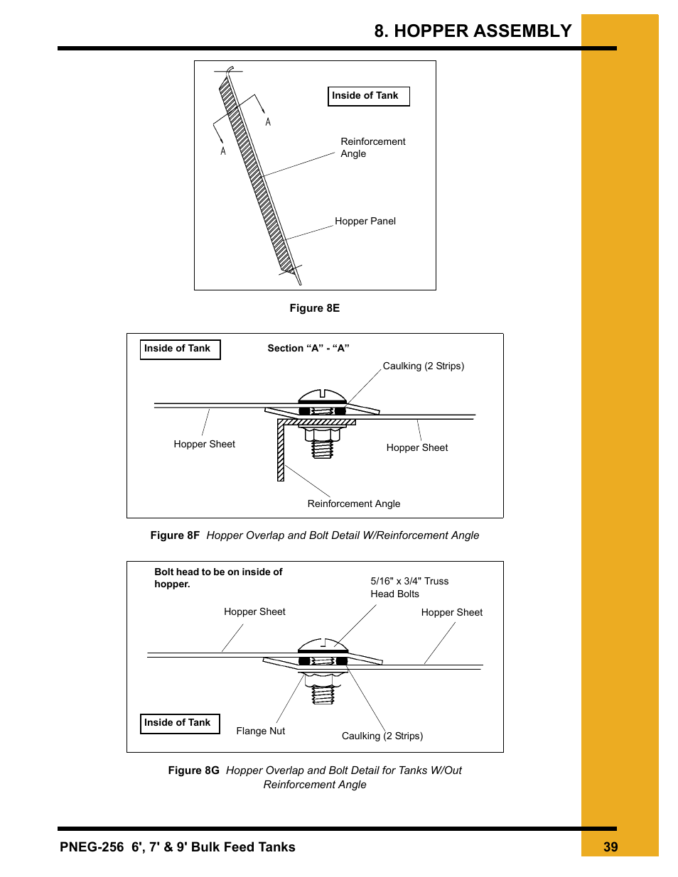 Hopper assembly | Grain Systems Tanks PNEG-256 User Manual | Page 39 / 84