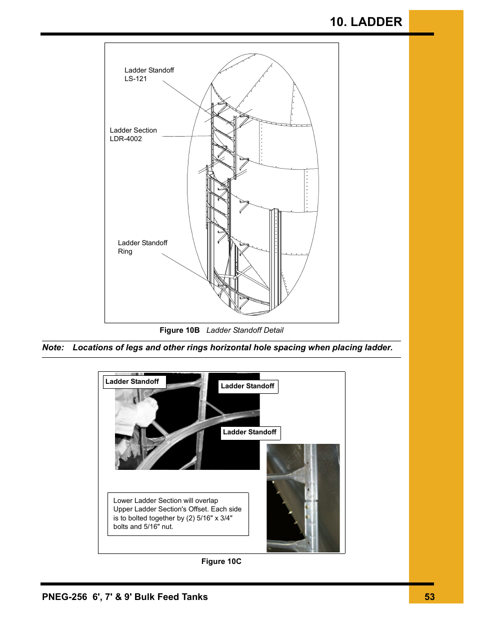 Ladder | Grain Systems Tanks PNEG-256 User Manual | Page 53 / 84