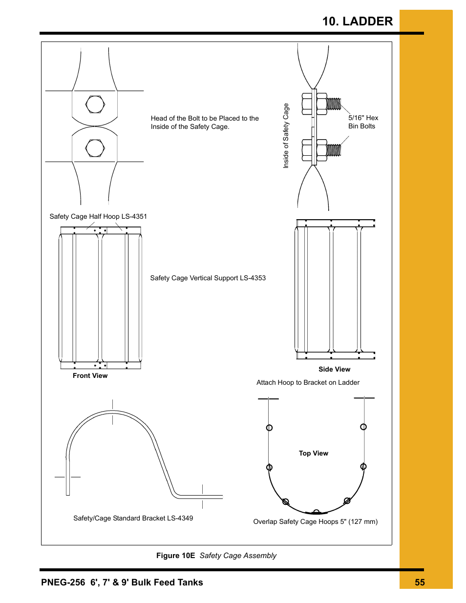 Ladder | Grain Systems Tanks PNEG-256 User Manual | Page 55 / 84