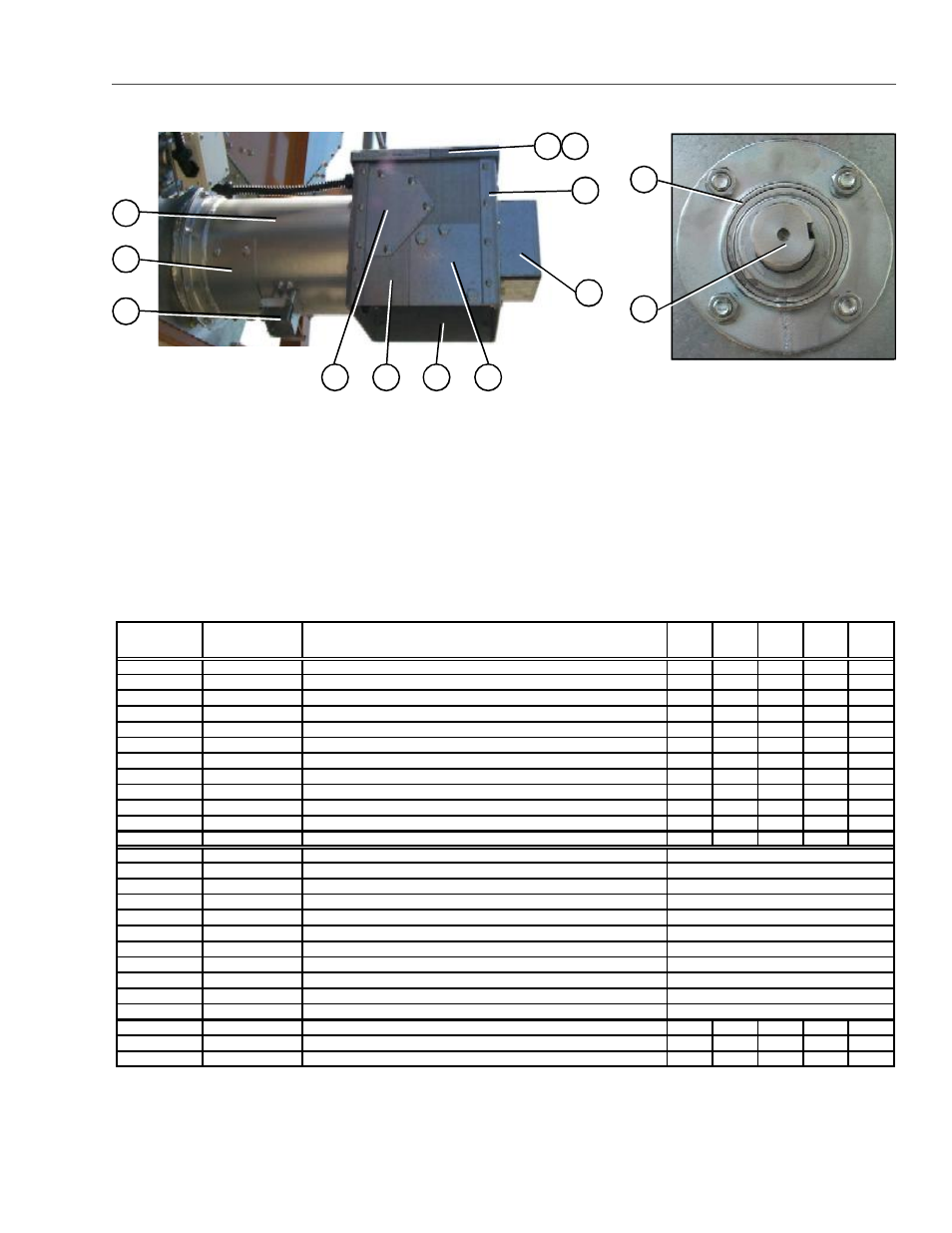 Bottom auger rear discharge box. auger bearing, Pneg-1447 | Grain Systems PNEG-1447 User Manual | Page 23 / 68