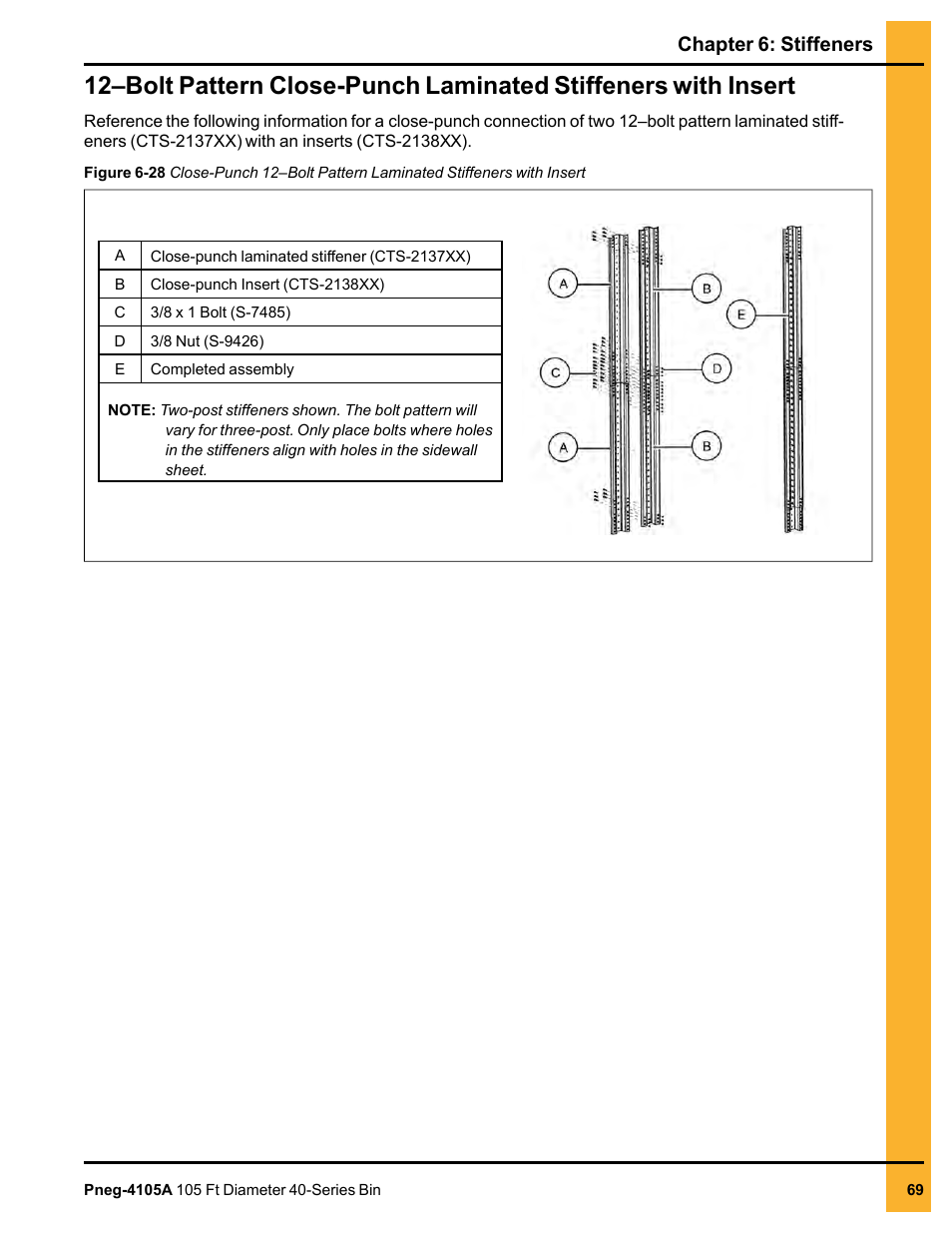 Chapter 6: stiffeners | Grain Systems Tanks PNEG-4105A User Manual | Page 69 / 176