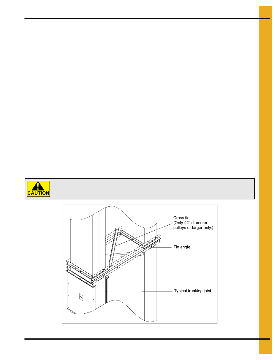 Trunking installation | Grain Systems Bucket Elevtors, Conveyors, Series II Sweeps PNEG-681 User Manual | Page 19 / 38
