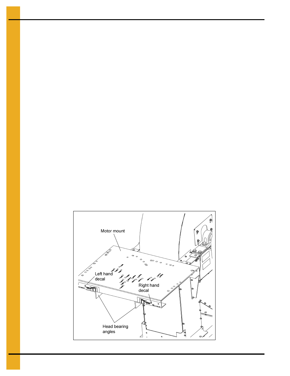 Drive motor and motor mount, Chapter 11 drive motor and motor mount, Drive motor mount assembly | Drive, Motor mount assembly | Grain Systems Bucket Elevtors, Conveyors, Series II Sweeps PNEG-681 User Manual | Page 26 / 38